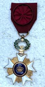 Medaille, Officier in de Kroon Orde, ZG, Enlèvement ou Envoi, Armée de terre, Ruban, Médaille ou Ailes