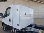Iveco Daily 35C14 Open Laadbak met Kist Dubbellucht 3,5t Tre, Auto's, Bestelwagens en Lichte vracht, Stof, Gebruikt, Euro 6, Iveco