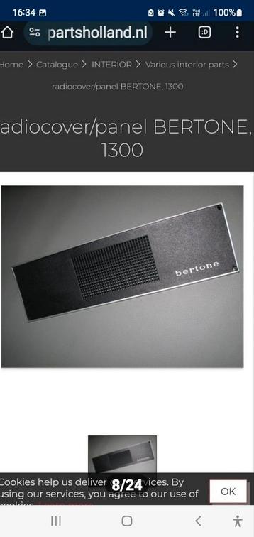 Couvercle de boîte Bertone pour Fiat X1/9, Enlèvement ou Envoi, Fiat