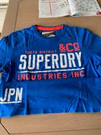 Tshirt Superdry blauw/oranje/wit maat Medium, Vêtements | Hommes, T-shirts, Comme neuf, Taille 48/50 (M), Bleu, Enlèvement