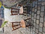 6 chaises dont 1 avec accoudoir, Maison & Meubles, Enlèvement, Utilisé