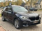 BMW X3 Xdrive20d - M-Pakket - 44.070KM - 190 PK, Auto's, Automaat, 4 cilinders, Zwart, Leder