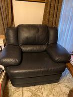 Lederen salon, Huis en Inrichting, Zetels | Complete zithoeken, Ophalen, Gebruikt, Leer