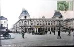 POSTKAART- BRUSSEL, GARE DU NORD 1920 (KAART INGEKLEURD), Ophalen of Verzenden, 1920 tot 1940, Gelopen, Brussel (Gewest)