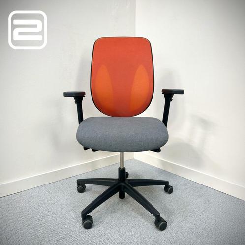 Giroflex	353-4029 Ergonomische Bureaustoel, Huis en Inrichting, Bureaustoelen, Zo goed als nieuw, Bureaustoel, Oranje, Ergonomisch