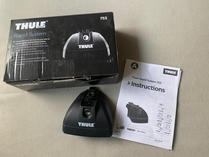 Thule Rapid System 753 (eventueel samen met kitset 3078), Auto diversen, Dakdragers, Gebruikt, Ophalen