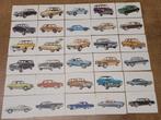 102 oude prentjes: De automobielwereld 1966, Verzamelen, 1960 tot 1980, Gebruikt, Ophalen of Verzenden, Prent