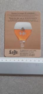Sous bock Leffe rectangulaire 3, Ophalen of Verzenden, Nieuw, Viltje(s), Leffe