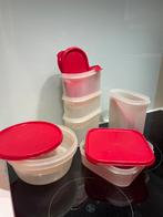 Voorraadpotten, Maison & Meubles, Cuisine| Tupperware, Enlèvement ou Envoi, Utilisé, Rouge