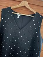 Feestelijke Jurk Met Steentjes Maat 50, Mayerline, Overige typen, Zwart, Maat 46/48 (XL) of groter