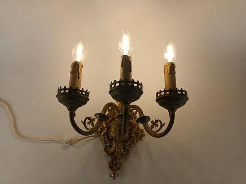 Muurlamp (applique) 19de E - kerk?, Antiek en Kunst, Antiek | Verlichting, Ophalen of Verzenden