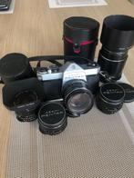Asahi Pentax Spotmatic SP1000 met takumar lenzen, Ophalen of Verzenden, Gebruikt, Spiegelreflex, Pentax