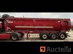 OVA Aluminium 3-assige aanhanger semi-kipper, 36 M3, 2013, Auto's, Overige brandstoffen, Bedrijf, Aanhangers en Opleggers, Te koop