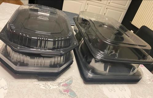 Lot van 8 dienbladen + deksel receptie, buffet, gebakjes,…, Huis en Inrichting, Keuken | Servies