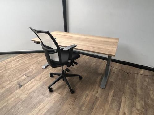 elektrisch zit sta bureau (aluminium), Computers en Software, Laptoptafels, Ophalen