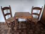 Bijzet tafel met twee stoelen Vintage, Ophalen