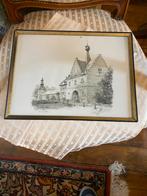 Potloodtekening Emiel Baert abdij Herkenrode, Antiek en Kunst, Ophalen