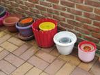 bloempotten gratis, Hobby en Vrije tijd, Ophalen, Gebruikt