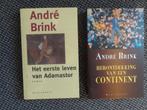 2 romans van Andre Brink, Leven van Adamastor en Continent, Envoi, Utilisé, Pays-Bas