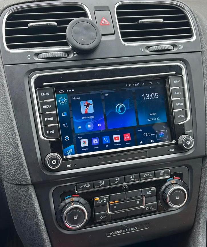 150€ !!! Android carplay Volkswagen Radio wifi bluethoot, Autos : Divers, Autoradios, Comme neuf, Enlèvement