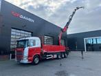 Scania G490 8x4 Tridem + Fassi F820 RA + Fly jib Euro 6, Automaat, Scania, Xenon verlichting, Diesel