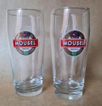 2 Bierglazen Mousel, Comme neuf, Autres marques, Enlèvement ou Envoi, Verre ou Verres