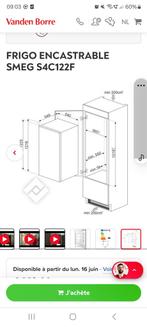 Frigo smeg, Ophalen, 150 tot 200 liter, 120 tot 140 cm, Nieuw