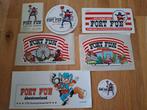 Lot stickers pretpark Fort Fun divers, Verzamelen, Ophalen of Verzenden, Zo goed als nieuw