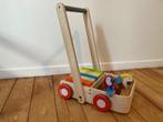 PlayToys houten loopwagen, Ophalen, Zo goed als nieuw, Duw- of Trekspeelgoed
