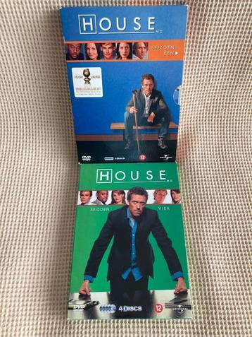 Doctor Gregory House MD Seizoen 1 en 4 DVD, Enlèvement ou Envoi, Coffret, Comme neuf, Autres genres