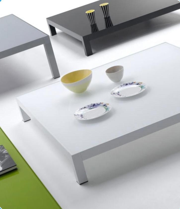 Salontafel MDF Italia, Huis en Inrichting, Tafels | Salontafels, Zo goed als nieuw, Minder dan 50 cm, 50 tot 100 cm, 50 tot 100 cm