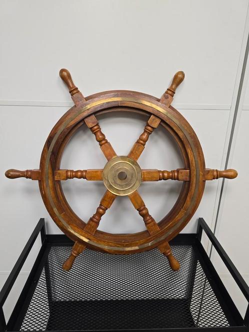 Antiek stuurwiel, Watersport en Boten, Bootonderdelen, Zo goed als nieuw, Ophalen of Verzenden