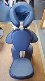 ZENGROWTH Massagestoel Valo Inklapbaar Marineblauw, Sport en Fitness, Massageproducten, Ophalen, Zo goed als nieuw, Massagestoel of Kussen