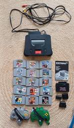 Nintendo 64 + 15 jeux et 2 manettes, Ophalen of Verzenden, Gebruikt