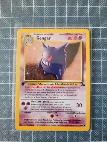 Gengar fossil 1st edition holo NL beschikbaar voor biedingen