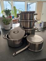 Kookpottenset Demeyere, Huis en Inrichting, Ophalen, Overige materialen, Gebruikt, Keramische plaat