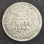 Netherlands 1944 - 25 Cent Wilhelmina - KM# 164, Koningin Wilhelmina, Losse munt, 25 cent, Verzenden