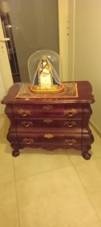 PRACHTIGE ANTIEKE BUIKCOMMODE MET 3 LADES, Ophalen, Eikenhout, 50 tot 100 cm, 3 of 4 laden