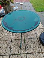Ronde tuintafel, Tuin en Terras, Tuintafels, Ophalen, Gebruikt, Rond, Metaal