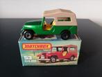 Lesney Matchbox Superfast #53 Jeep CJ-6 groen in doosje, Ophalen of Verzenden, Zo goed als nieuw
