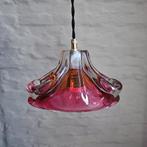Vintage Bohemia kristalglazen hanglamp., Antiek en Kunst, Ophalen of Verzenden