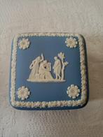 Boite à bijoux Anglaise biscuit céramique jaspé Wedgewood 70, Enlèvement ou Envoi