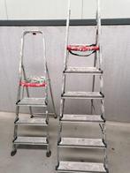 2 gebruikte trapladders 4 & 6 treden, Ophalen, Gebruikt, Trap