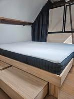 Matelas EMMA Hybrid 160x200, Ophalen, Zo goed als nieuw, Twijfelaar, Bedbodem