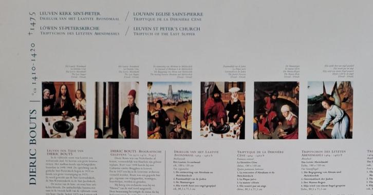 6 estampes de La Dernière Cène de Dirk Bouts, Maison & Meubles, Accessoires pour la Maison | Peintures, Dessins & Photos, Comme neuf