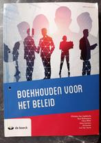 Boekhouden voor het beleid, Boeken, Ophalen of Verzenden, Zo goed als nieuw, Van In, Accountancy en Administratie