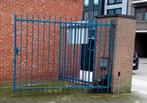 Poort metaal, Tuin en Terras, Ophalen, Gebruikt, 200 cm of meer, IJzer