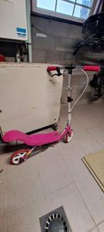 Roze space scooter, Ophalen, Gebruikt