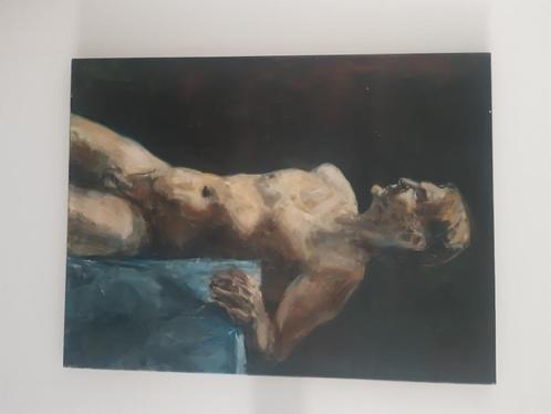 Olieverf op doek RENÈE KOOL, Antiek en Kunst, Kunst | Schilderijen | Klassiek, Ophalen