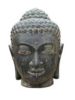 Boeddha hoofd in steen, Ophalen of Verzenden, Zo goed als nieuw, Info@asianimport.be, Wevelgrm